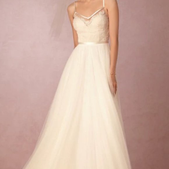 BHLDN Charlotte Wedding Gown - Picture 1 of 7